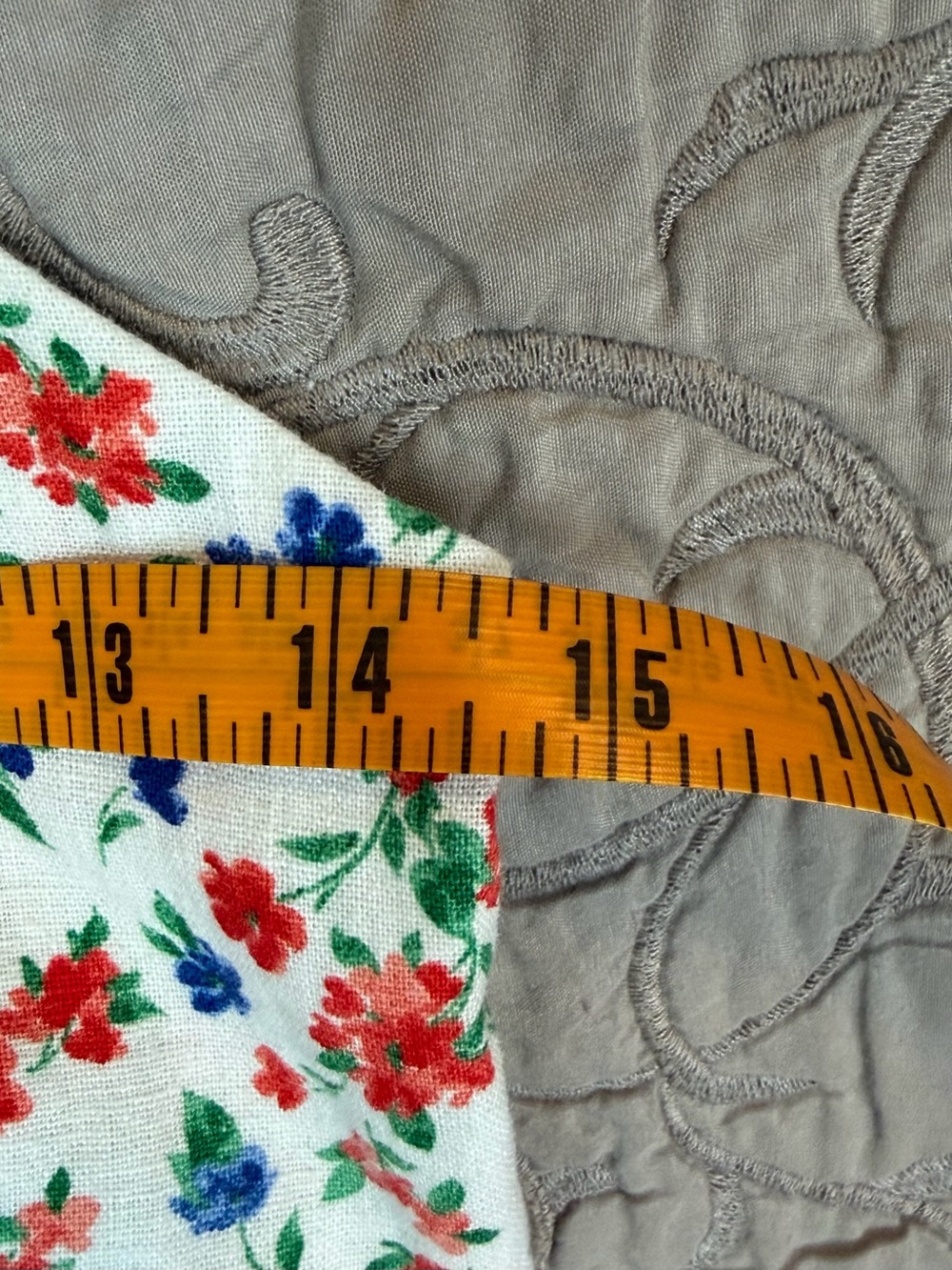Red White and Blue Old Navy Women's Romper Size Small Floral Linen Blend NWT - Picture 6 of 9